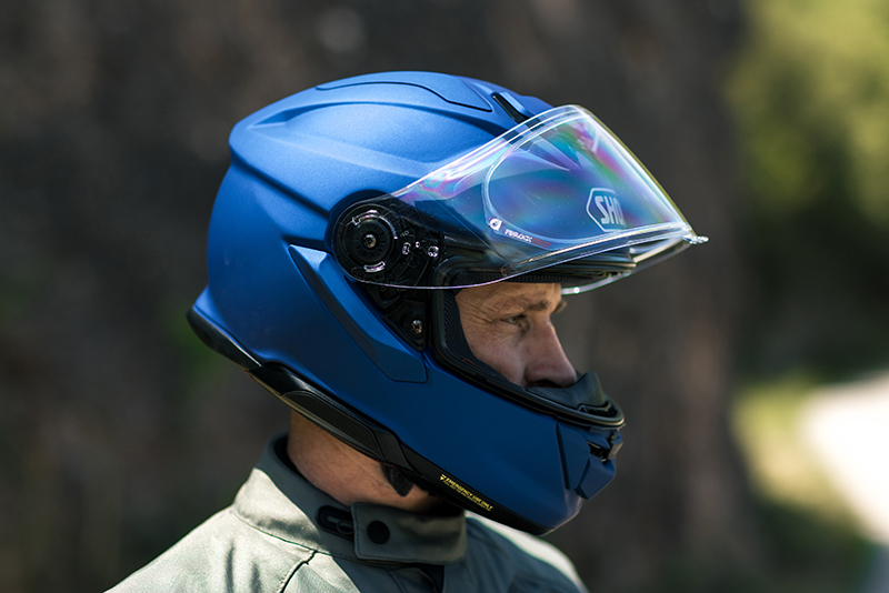 Shoei GT-Air 3 helmet lifestyle blue